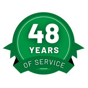 48 years of service badge