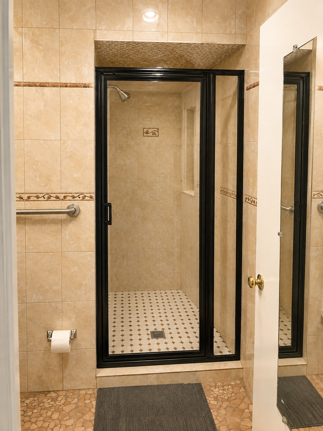 Framed_Shower door