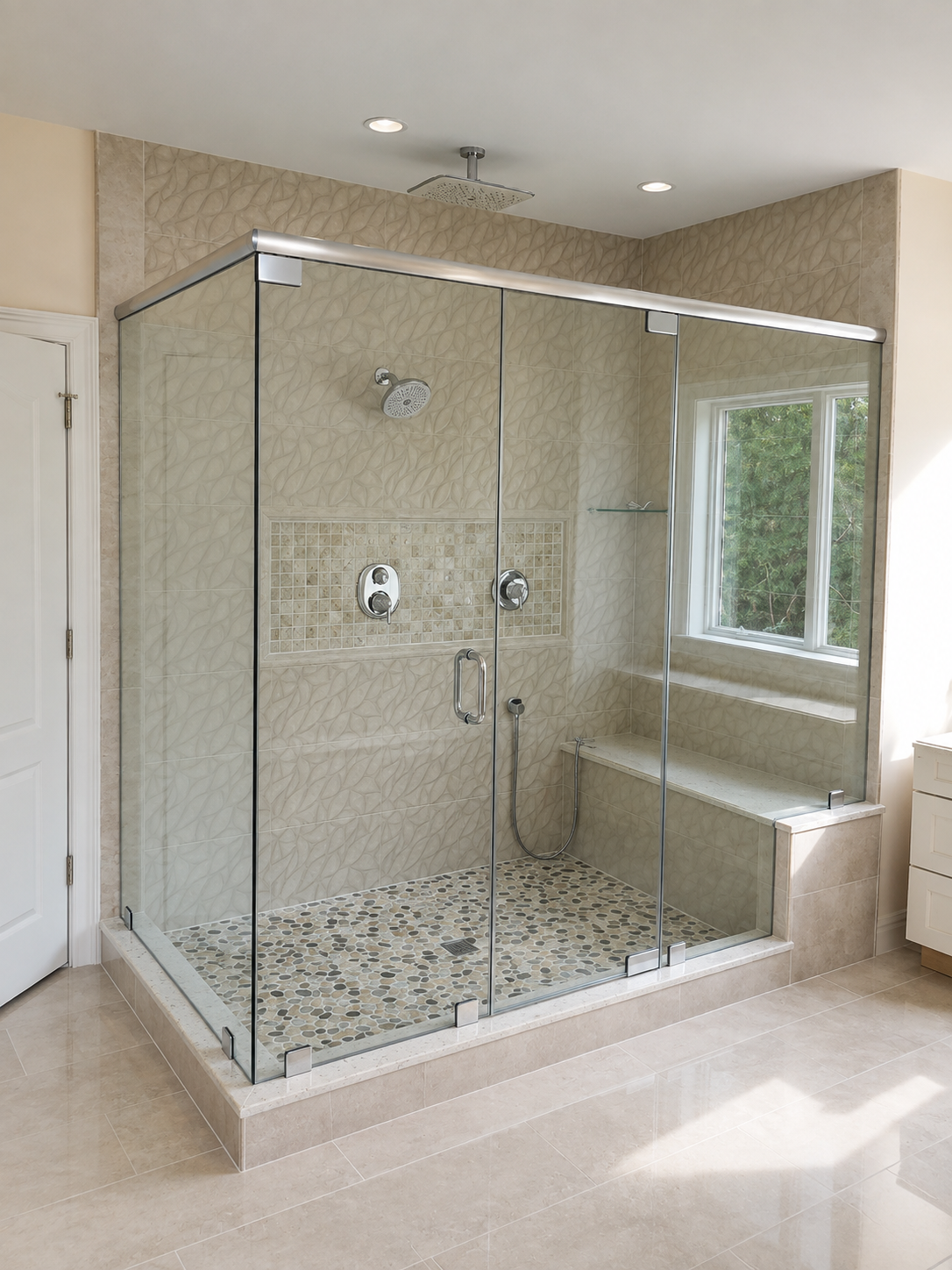 Semi Frameless_Shower door